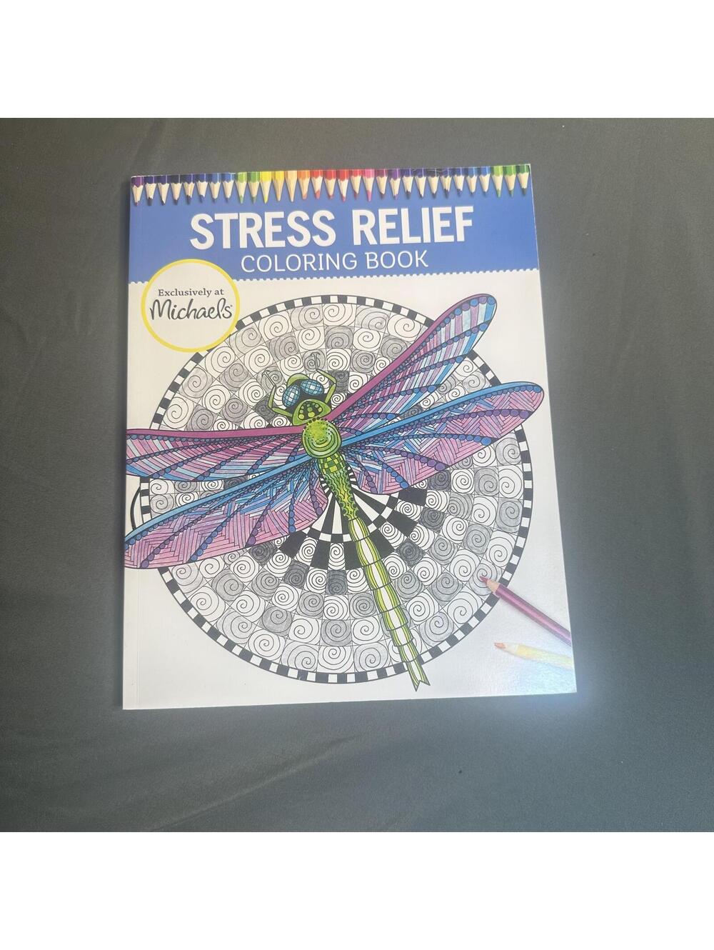 Stress Relief Coloring Book From Michaels